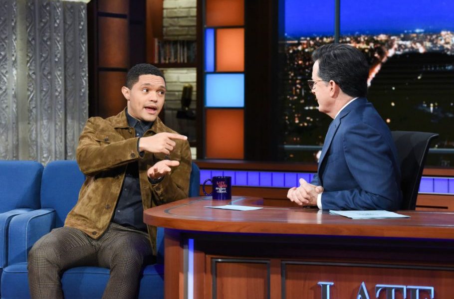 Trevor Noah Flips The Late Show Upside Down and Interviews Stephen ...